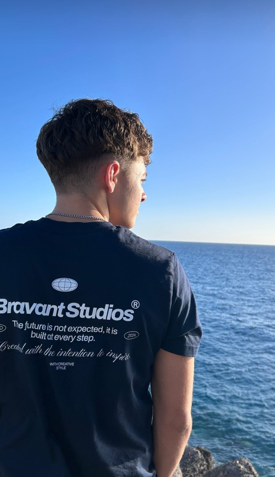 Inspire Tee Navy
