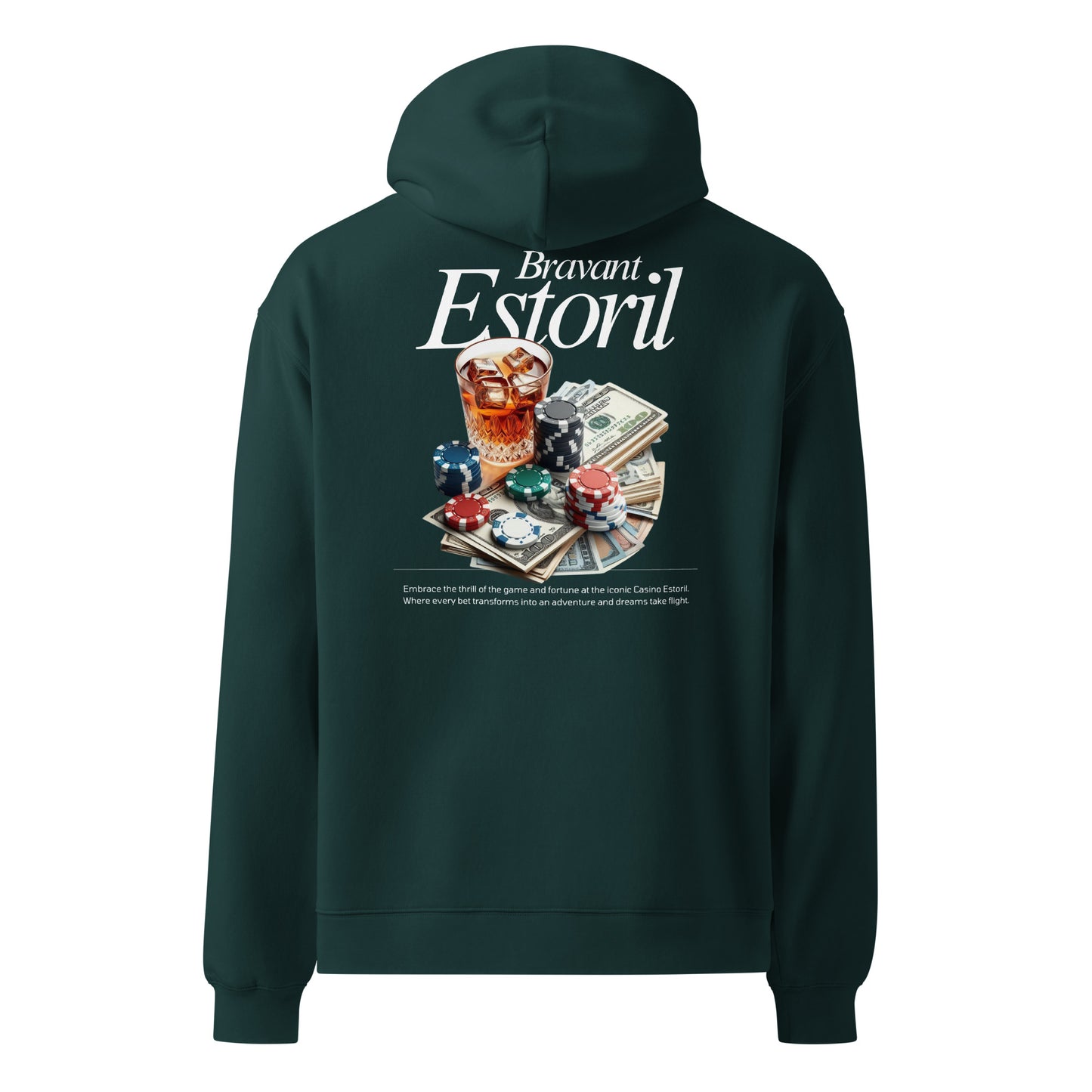 Casino Hoodie Pine Green